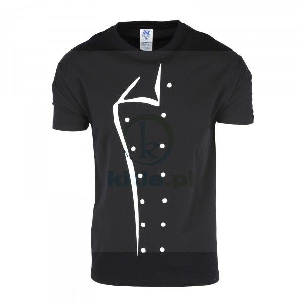 T-shirt kucharski czarny
